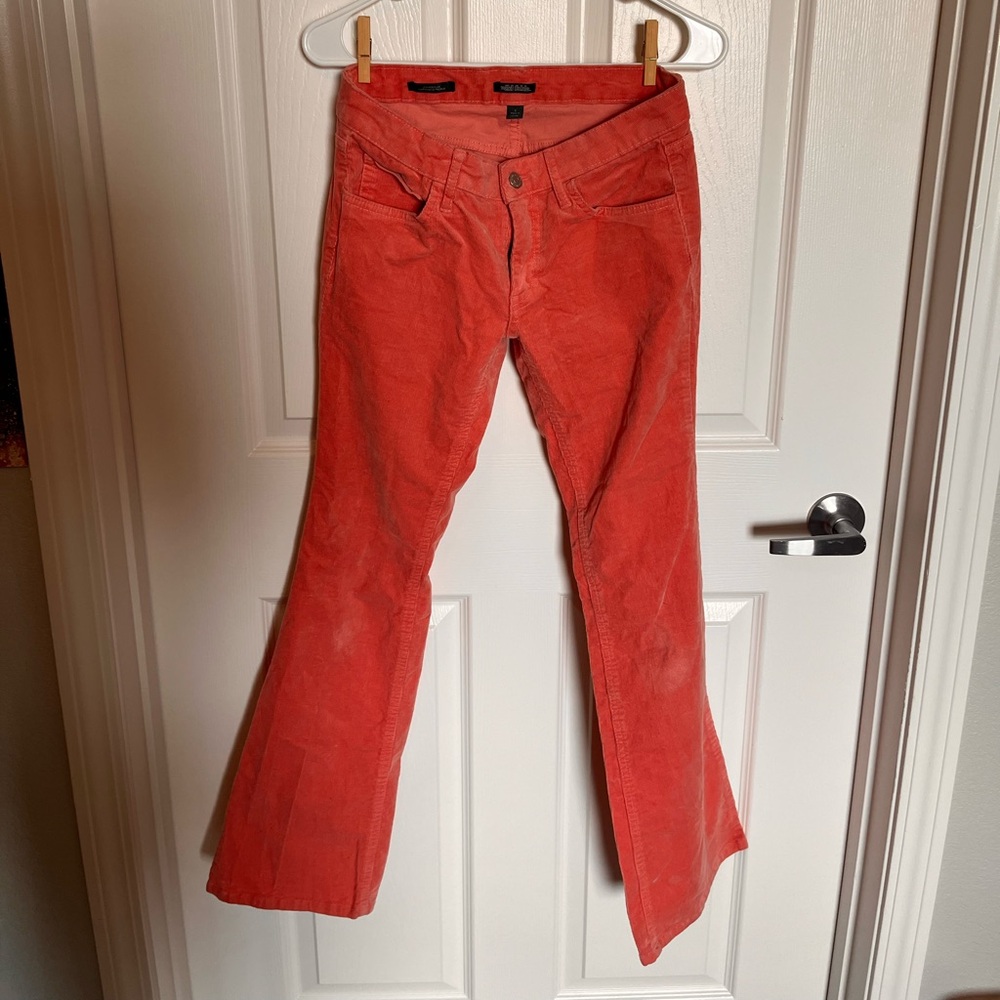 Low Rise Corduroy Flare Pants